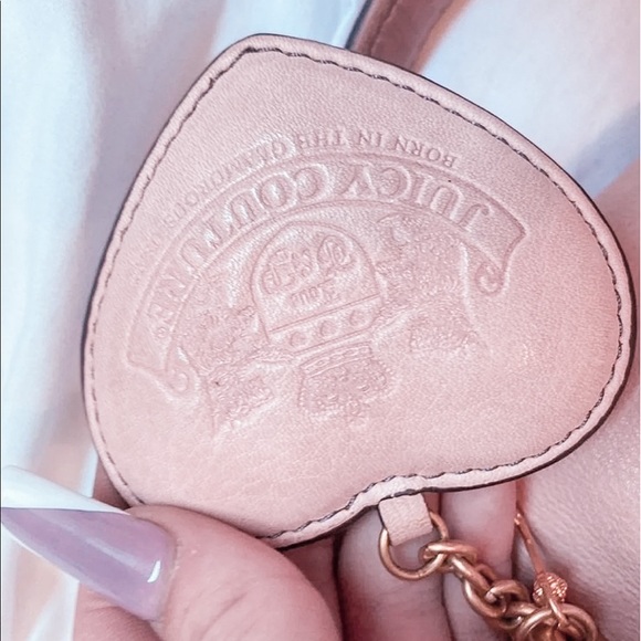 Vintage Pink Leather Juicy Couture Hobo Bag - Picture 4 of 5